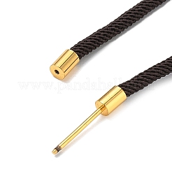 Adjustable Nylon Cord Necklace Making&nbsp;KK-CBACFA2-02G-30