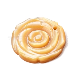 Natural Yellow Shell Pendants&nbsp;SH-CBA69D1-06B