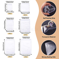 30Pcs 6 Styles PVC Anti Oxidation Resealable Bags&nbsp;AJEW-TA0002-27