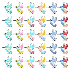 24Pcs 6 Colors Alloy Enamel Connector Charms&nbsp;FIND-YW0011-63