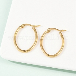 201 Stainless Steel Hoop Earrings&nbsp;EJEW-I245-03F