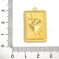 Ion Plating(IP) 304 Stainless Steel Pendants&nbsp;STAS-K293-09G