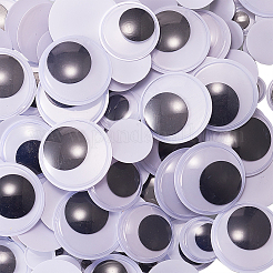 1000pcs 5 Style Black & White Wiggle Googly Eyes Cabochons DIY Scrapbooking Crafts Toy Accessories&nbsp;KY-CJ0001-44