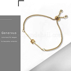 Adjustable 304 Stainless Steel Bracelet Making&nbsp;STAS-PH0019-07