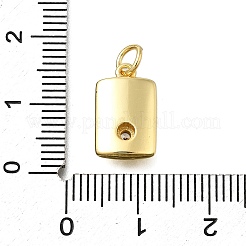 Brass Rhinestone Pendants&nbsp;KK-V002-01G