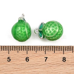 Brass Enamel Pendants&nbsp;KK-CBA6818-12P