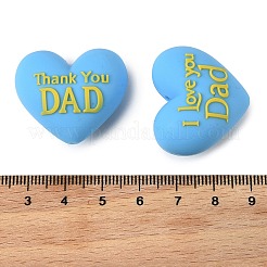 Father's Day Silicone Beads&nbsp;SIL-D014-03B