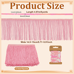 10 Yards Polyester Tassel Lace Ribbons&nbsp;SRIB-PH0001-52