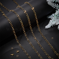DIY 304 Stainless Steel Rolo Chains Necklaces Making Kits&nbsp;DIY-BBC0002-03