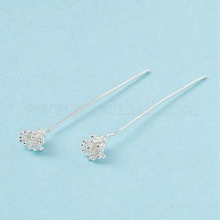 Brass Flower Head Pins&nbsp;LS-KK-G413-04S