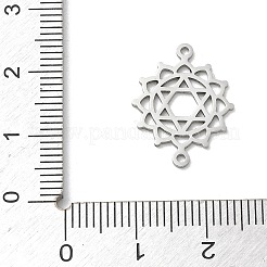 Chakra 304 Stainless Steel Connector Charms&nbsp;SA-CBA28C1-01D-P