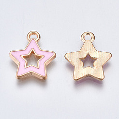 Alloy Enamel Pendants&nbsp;ENAM-S121-027B