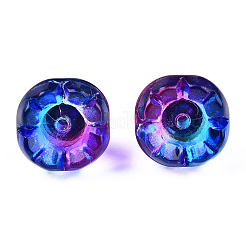 Transparent Spray Painted Glass Charms&nbsp;LS-GLAA-N035-031-G01