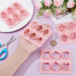 4Pcs 4 Styles ABS Plastic Molds&nbsp;DIY-ME0002-46