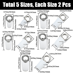 10Pcs 5 Styles Silicone Anti-return Water Floor Plug&nbsp;FIND-GF0007-17