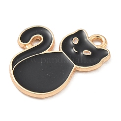 Alloy Enamel Pendants&nbsp;ENAM-A008-08KCG-03