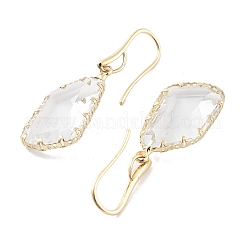 Glass Dangle Earrigns&nbsp;EJEW-Q800-26B-KCG