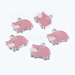 Zinc Alloy Enamel Pendants&nbsp;X-ENAM-22X18-1
