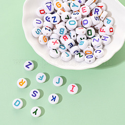 Opaque White Acrylic Beads&nbsp;SACR-YW0001-23A