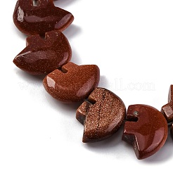 Synthetic Goldstone Beads Strands&nbsp;G-F783-G07-01
