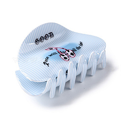 Cherry Pattern PVC Claw Hair Clips&nbsp;LS-PHAR-M013-02D