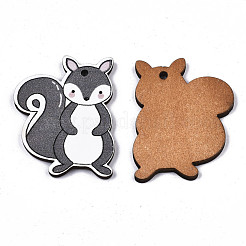 Printed Basswood Pendants&nbsp;X-WOOD-N006-47