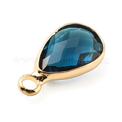 Faceted Glass Pendants&nbsp;KK-WH0054-15L-G
