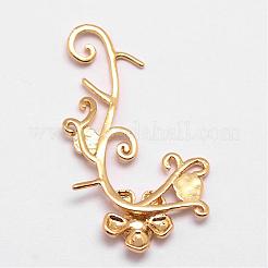 Brass Cabochons&nbsp;KK-G261-14G-NR