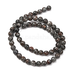 Natural Fluorescent Syenite Rock(Glow under UV Light) Beads Strands&nbsp;GG-NH0012-A01-6mm