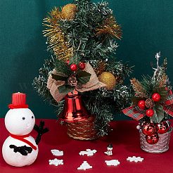 2Pcs 2 Styles Christmas Bell Pendant Decorations&nbsp;HJEW-GF0001-35