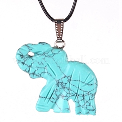 Natural & Synthetic Gemstone Pendants&nbsp;G-PW0006-18P