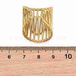 304 Stainless Steel Cuff Rings Ring Components&nbsp;SA-CBA098D-01G-C