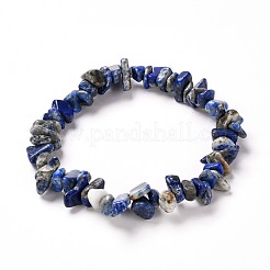Chip Natural Gemstone Beaded Stretch Bracelets Sets&nbsp;X-BJEW-JB05700