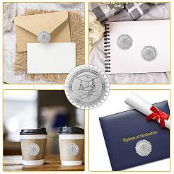 12 Sheets PET Adhesive Wax Seal Stickers&nbsp;DIY-WH0524-003