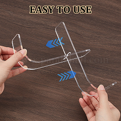 2Pcs Acrylic Hockey Puck Holder&nbsp;AJEW-WH0817-024A-01