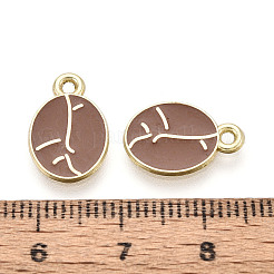 Alloy and Enamel Pendants&nbsp;PALLOY-T093-11B-G