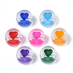 Transparent Acrylic Enamel Beads&nbsp;MACR-N008-60