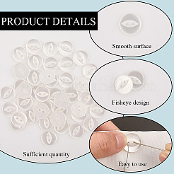 100Pcs 2-Hole Resin Buttons&nbsp;BUTT-CY0001-23A