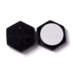 Natural Shungite Cabochons&nbsp;G-L505-45