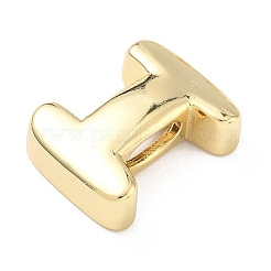 Brass Initial Beads&nbsp;KK-B167-27G-01I