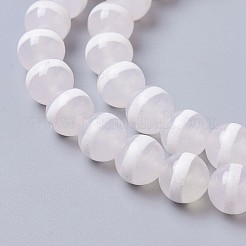 Natural Tibetan dZi Agate Beads Strands&nbsp;G-P425-03E-8mm