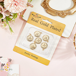 6Pcs Brass Pendants&nbsp;KK-BBC0021-85