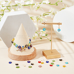 100Pcs Lampwork Pendants&nbsp;PALLOY-OC0003-01