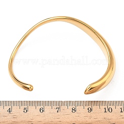 304 Stainless Steel Cuff Bangles&nbsp;BJEW-B158-05G-02