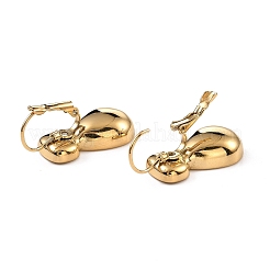 Ion Plating(IP) 304 Stainless Steel Leverback Earring Findings&nbsp;EJEW-G346-04G