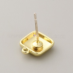 Alloy Stud Earring Findings&nbsp;FIND-WH20023-012J