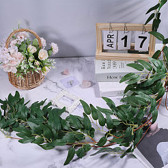Plastic Artificial Eucalyptus Rattan&nbsp;DIY-WH0671-123