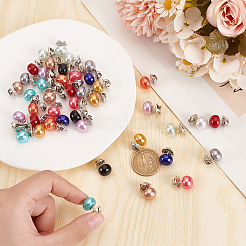 48Pcs 12 Colors Pearl Button Pins for Jeans&nbsp;BUTT-FG0001-39