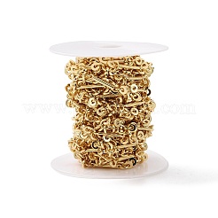 Brass Bar & Knot Link Chains&nbsp;CHC-K013-09G