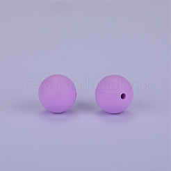Round Silicone Focal Beads&nbsp;SI-JX0046A-98